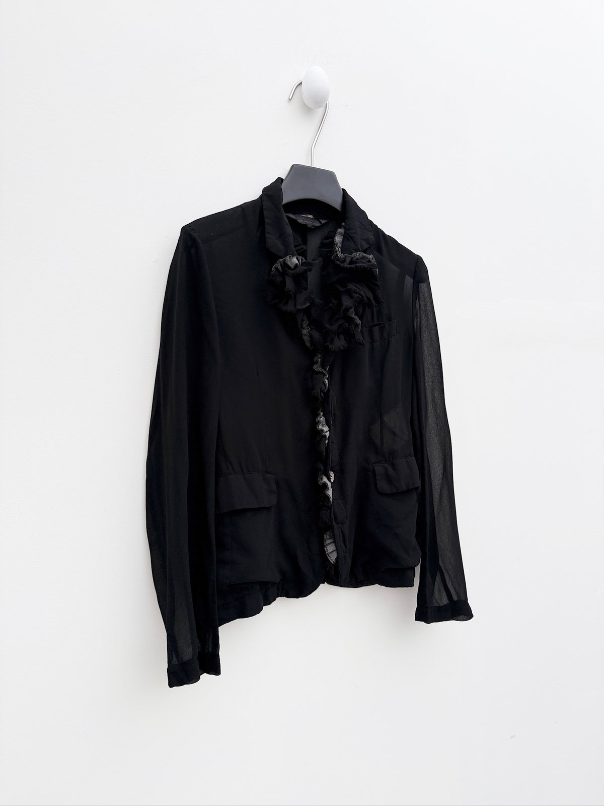Comme des Garçons 2014SS Sheer Ruffle Blazer