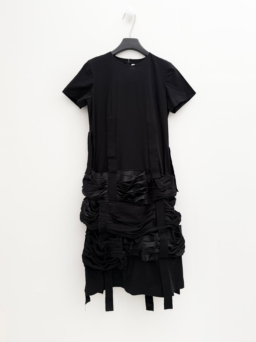 Comme des Garçons 2015SS “Blood and Roses” Ruched Strap Dress