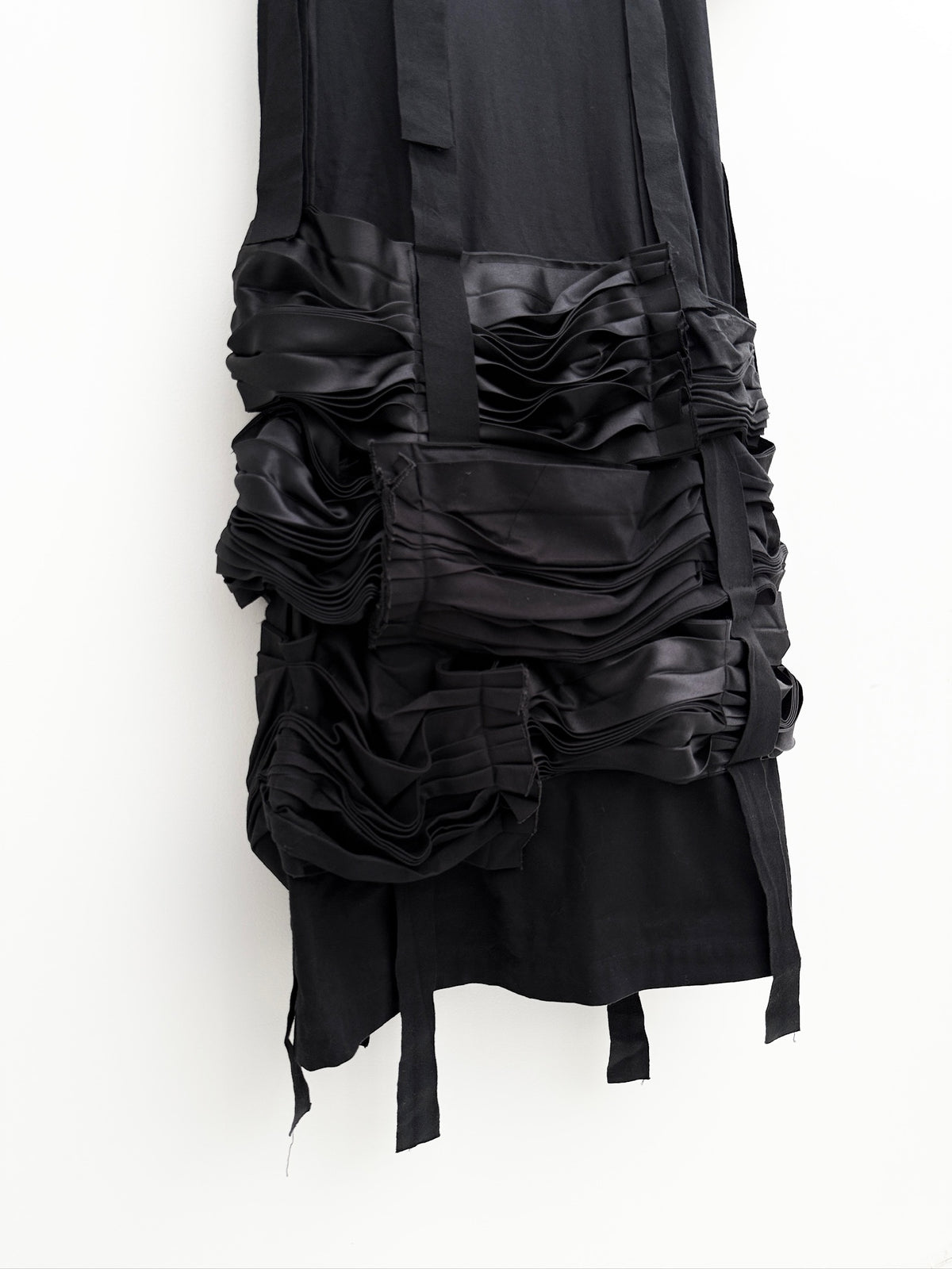 Comme des Garçons 2015SS “Blood and Roses” Ruched Strap Dress