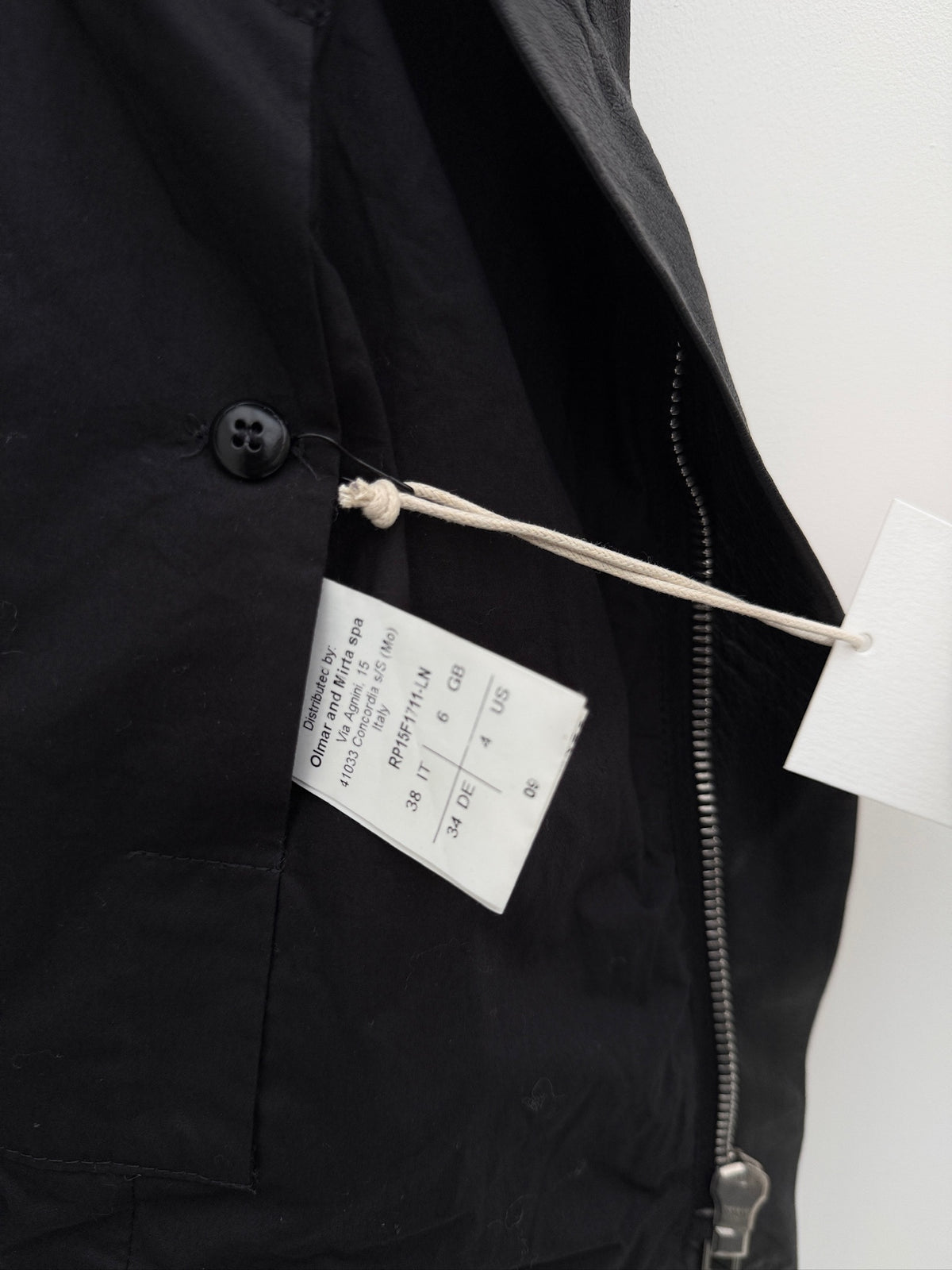 Rick Owens Hooded Cow Leather Jacket