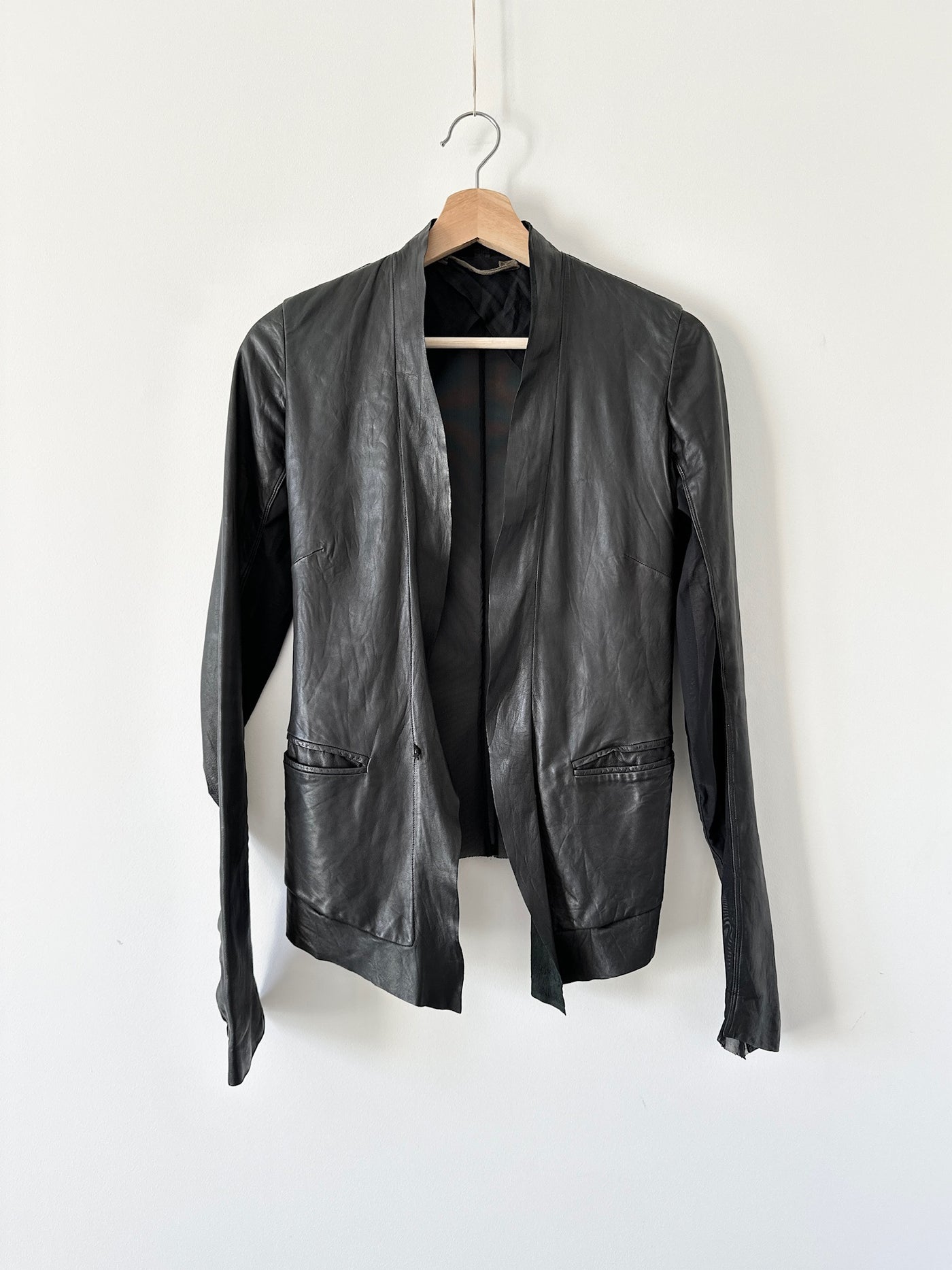 Rick Owens Leather Jacket (Rick Owens) — view 1 of 5
