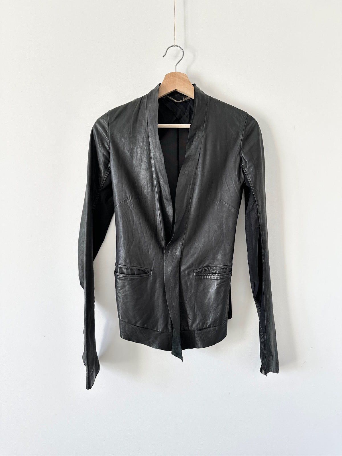 Rick Owens Leather Jacket (Rick Owens) — view 3 of 5