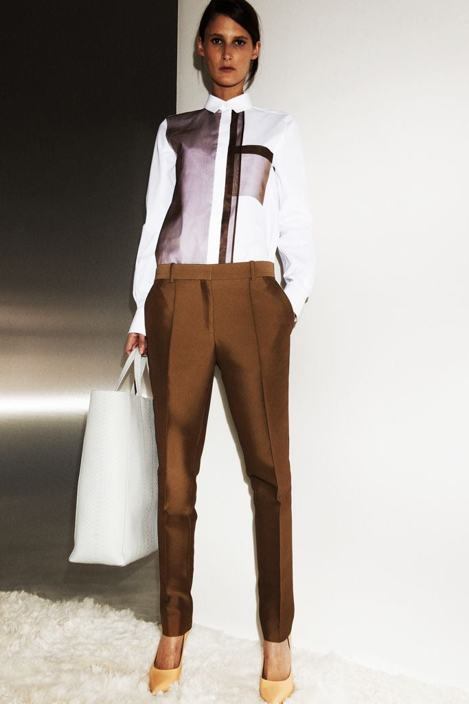 Céline by Phoebe Philo 2012 Pre-Fall Sheer Panel Shirt