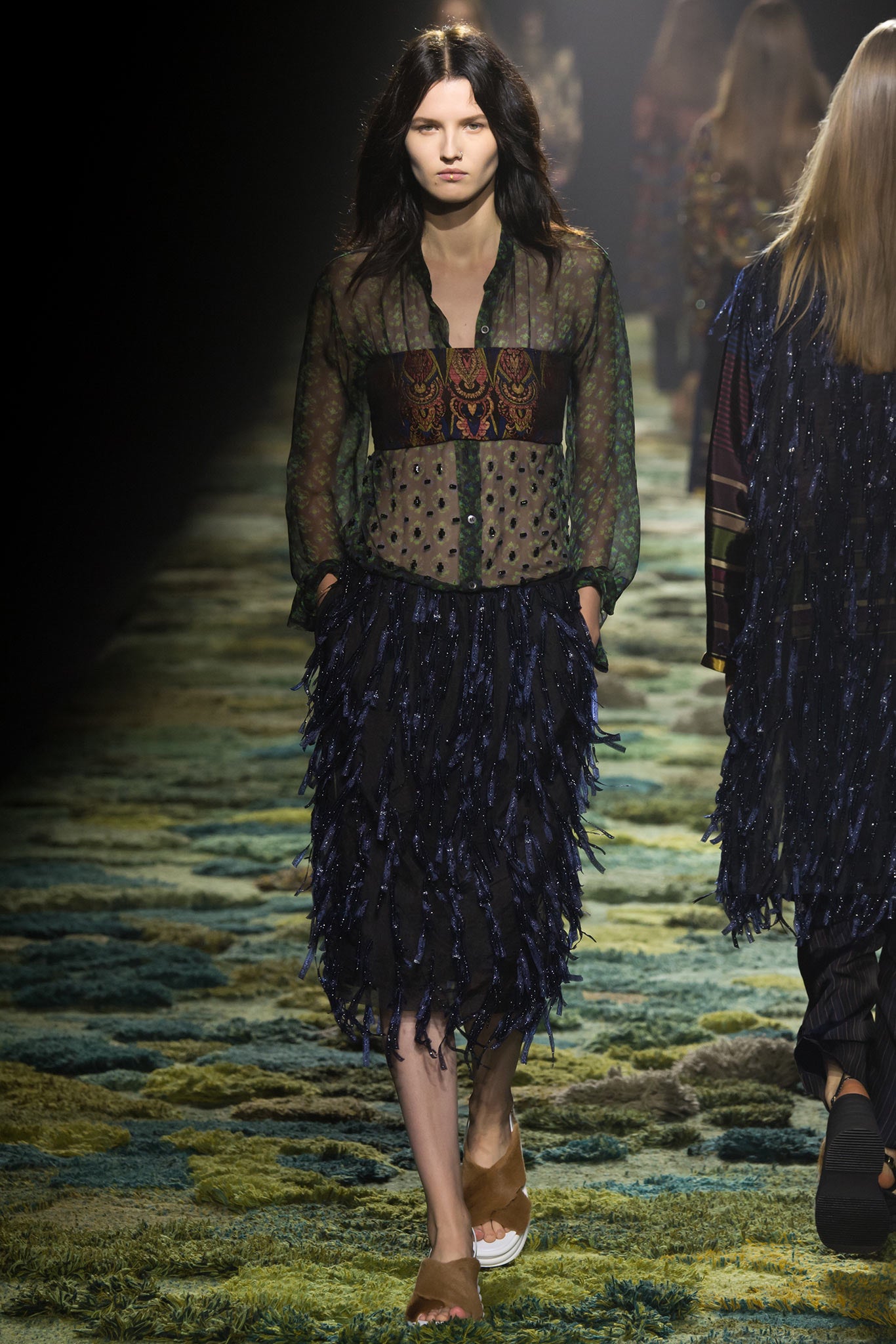Dries Van Noten 2015SS Runway Skirt