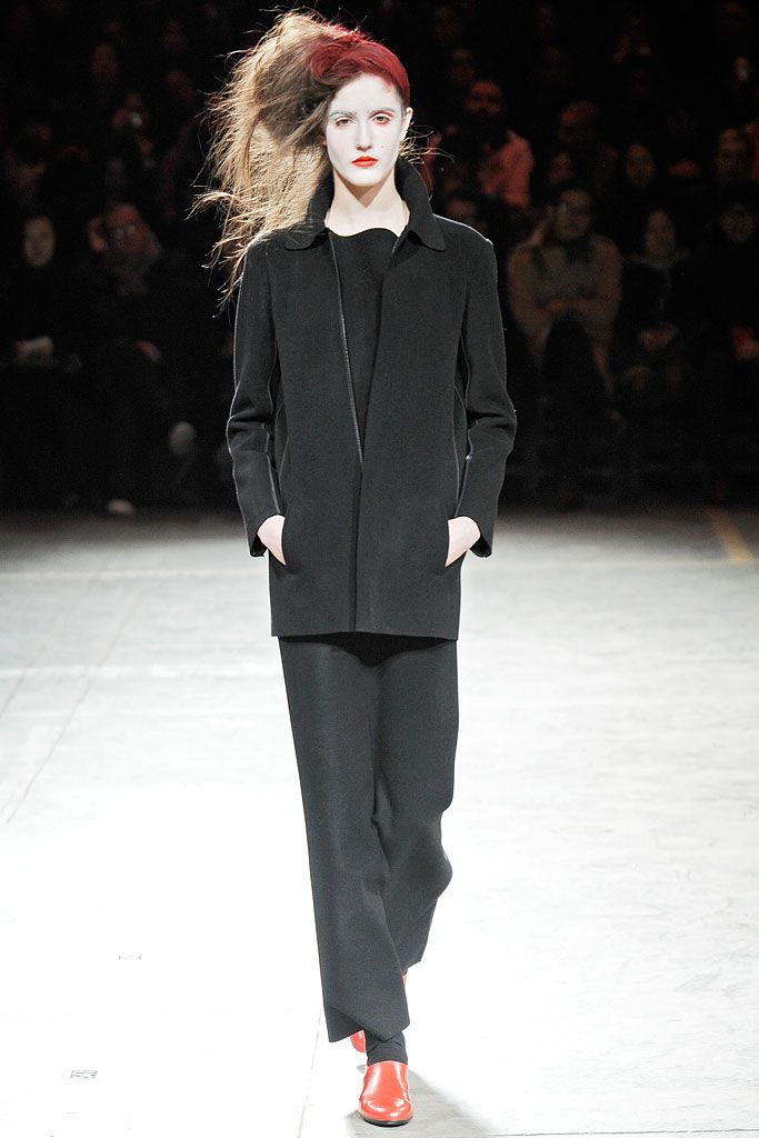Yohji Yamamoto 2009FW Runway Contrast-Piped Coat